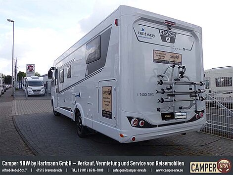 Etrusco Etrusco I7400 SBC + SAT+TV+Fahrradträger